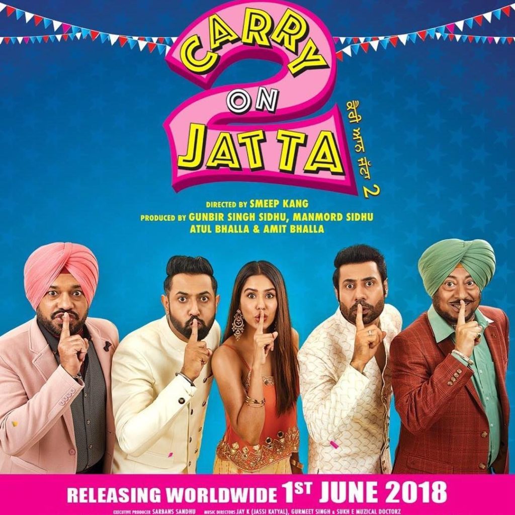 Carry On Jatta 2 (2018) HDRip Hindi Dubbed 720p [ 950MB ] || 480p [ 350MB ] download