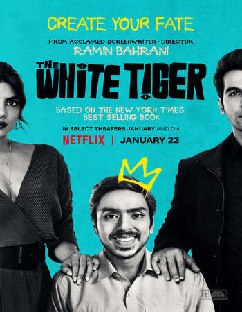 The White Tiger (2021) WEB DL Hindi 720p [ 1.0GB ] || 480p [ 400MB ] download