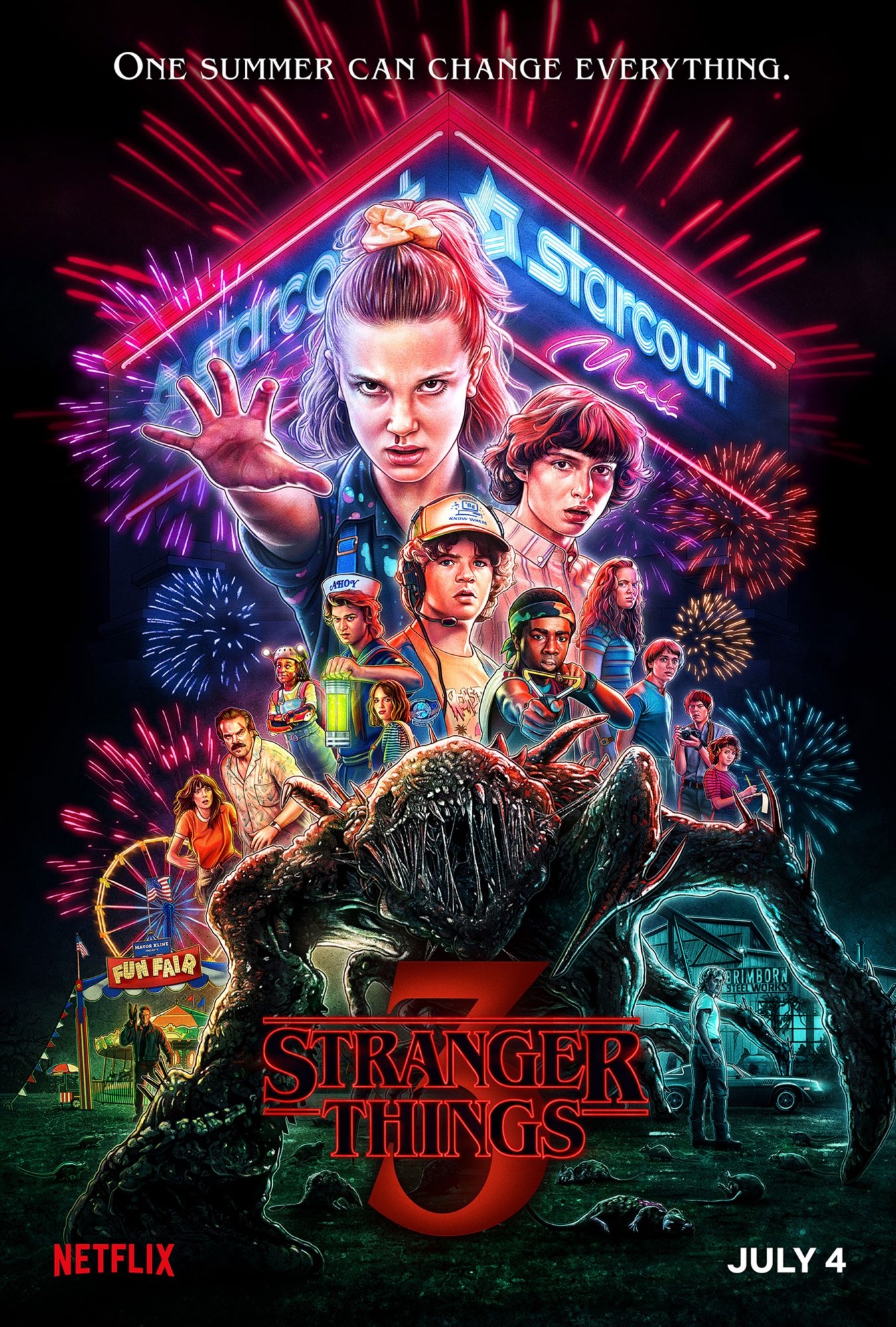 Stranger Things Season 3 BluRay Dual Audio Hindi Complete 720p | 480p | Netflix download