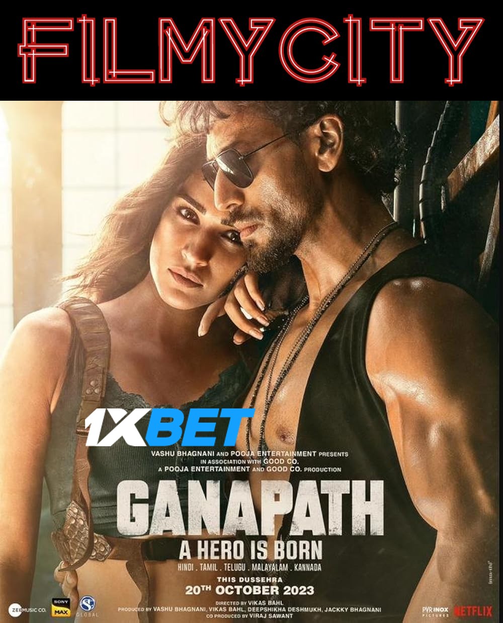 Download Ganapath (2023) HDTVRip Hindi Full Movie 1080P | 720P | 480p [400MB] download