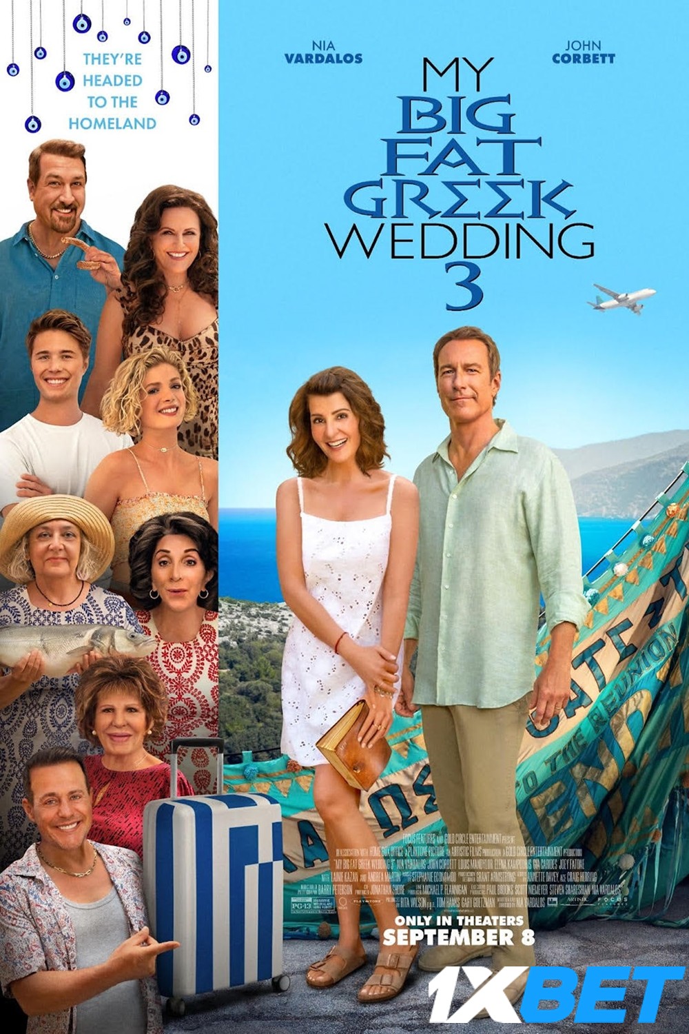 Download My Big Fat Greek Wedding 3 2023 CAMRip 1XBET Voice Over 720p download