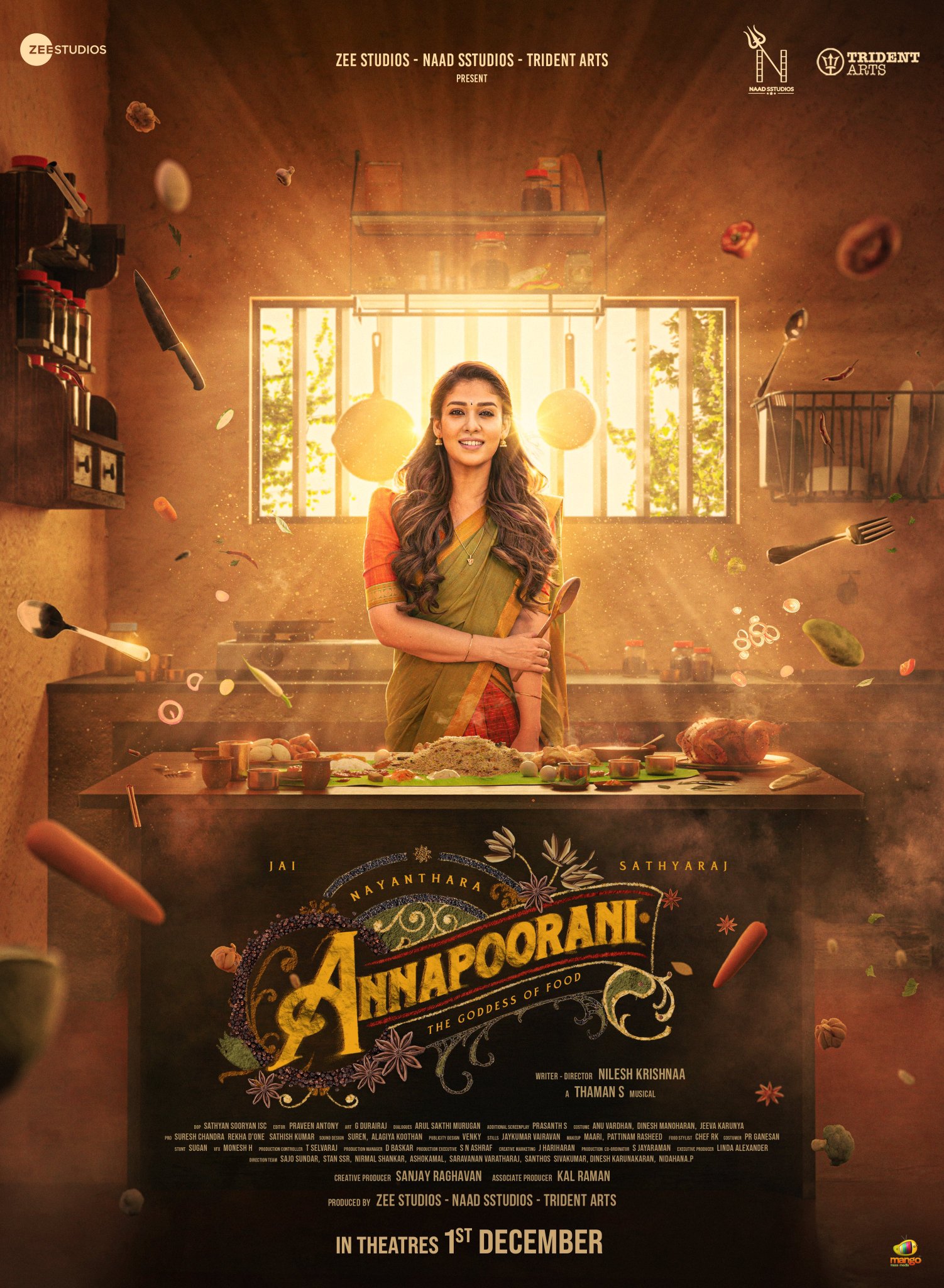 Download Annapoorani 2023 WEB-DL Hindi ORG 5.1 1080p | 720p | 480p [400MB] download