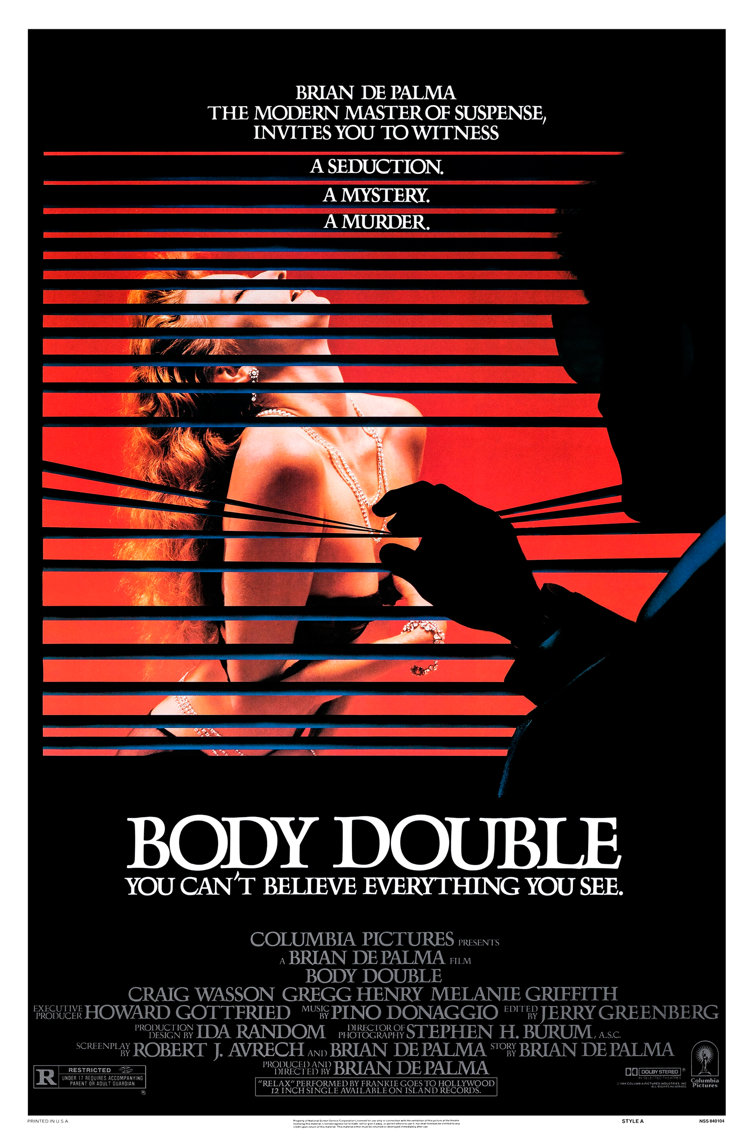 Download Body Double 1984 BluRay UNRATED Dual Audio Hindi ORG 1080p | 720p | 480p [550MB] download