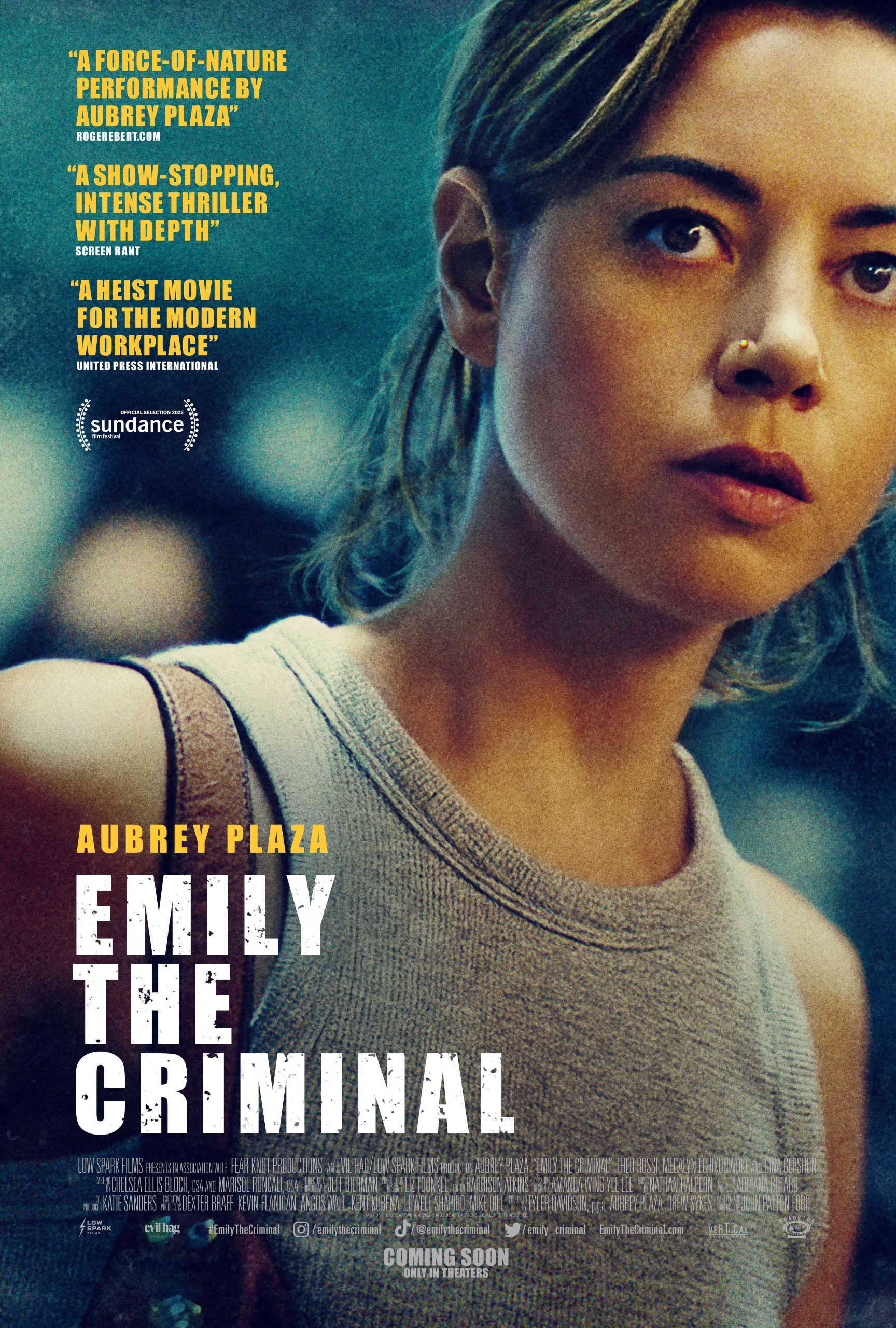 Download Emily the Criminal (2022) BluRay Dual Audio Hindi ORG 5.1 480p [400MB] Full Movie download