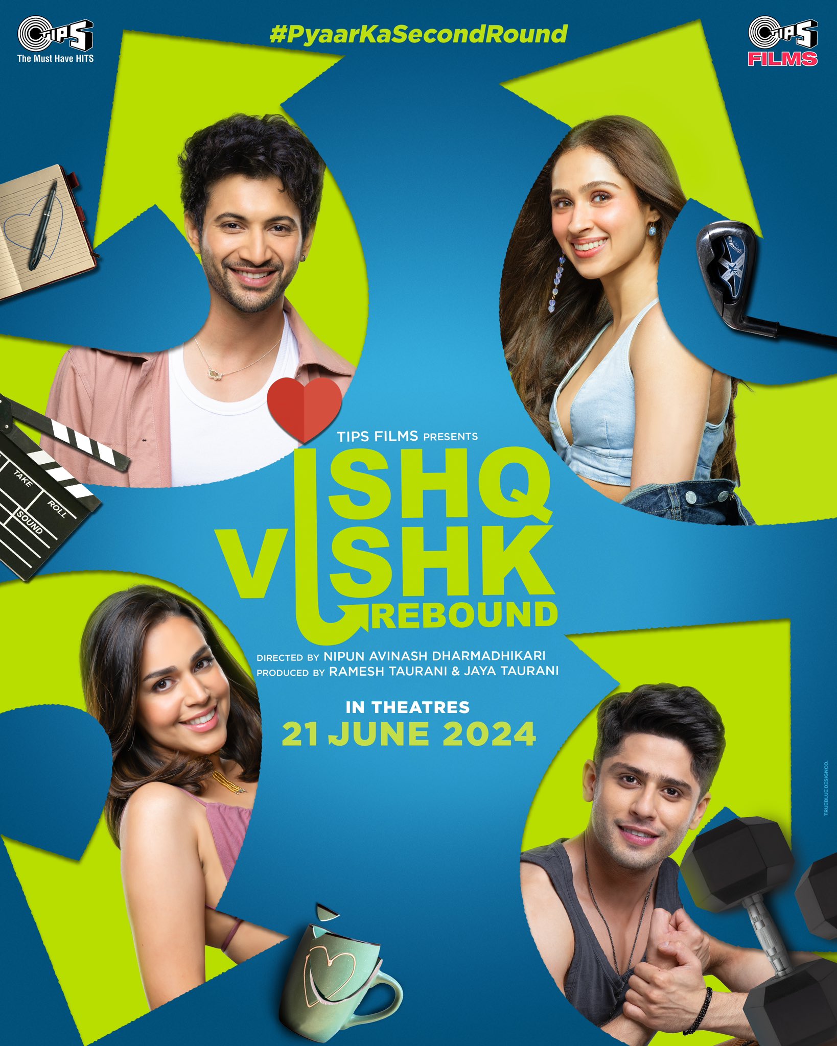 Download Ishq Vishk Rebound (2024) WEBRip 1XBET Voice Over 720p download